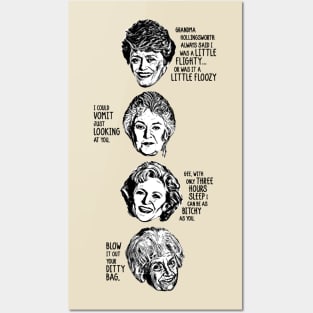 Golden Girls Quotes Posters and Art